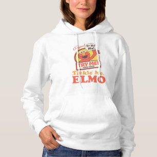 Retro Tickle Me Elmo Waving Graphic Hoodie