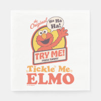 Retro Tickle Me Elmo Waving Graphic