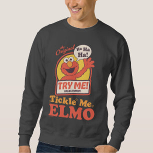 Retro Tickle Me Elmo Waving Graphic Sweatshirt