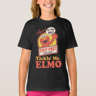 Retro Tickle Me Elmo Waving Graphic T-Shirt