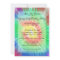 Retro Tie Dye 60th Birthday Party Invitation