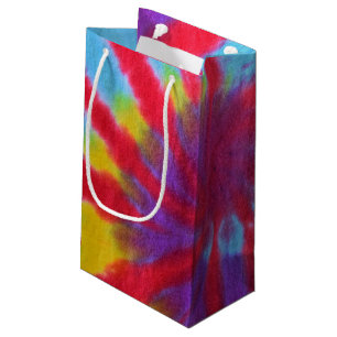 Retro Tie Dye Design Small Gift Bag