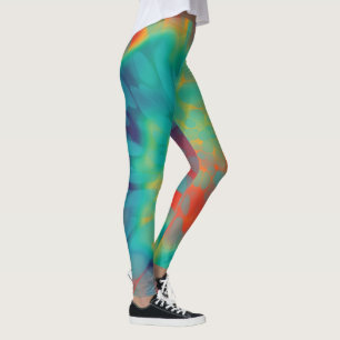 Retro Tie-dye Leggings