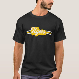 Retro Tigers Mascot Unisex School Spirit Tiger Spo T-Shirt