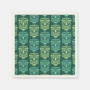 Retro Tiki Beach Party Napkin