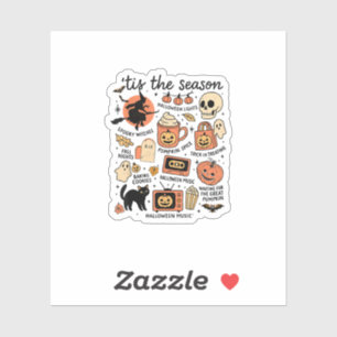 Retro Tis The Season Halloween Season Fall Design