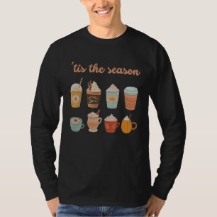 Retro Tis The Season Hot Cocoa Cream Coffee Merry T-Shirt