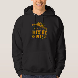 Retro Titanic 1912 Cruise Vessel Vintage Ship 2 Hoodie