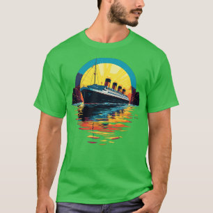 Retro Titanic Men Women Kids Vintage Titanic 2 T-Shirt