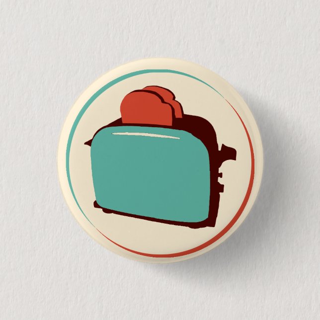 Retro Toaster button (Front)