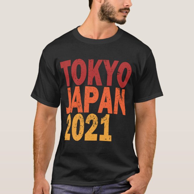 Retro Tokyo Japan 2021 T-Shirt (Front)