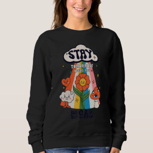 Retro Tomorrow Needs You 988 Suicide Prevention Aw Sweatshirt