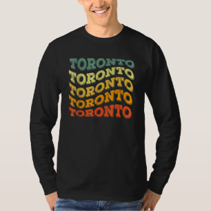 Retro Toronto Canada Vintage Traveller T-Shirt