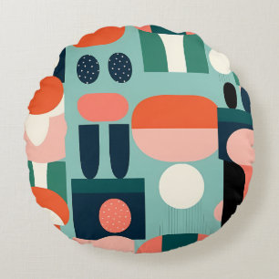 Retro Totem Geometric Pillow