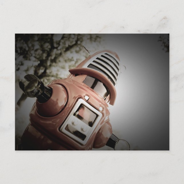 Retro Toy Robby Robot 02 Postcard (Front)