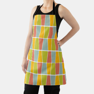 Retro Trapezoids Apron