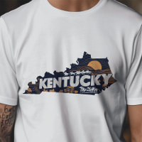 Retro Travel Iconic Kentucky Graphic