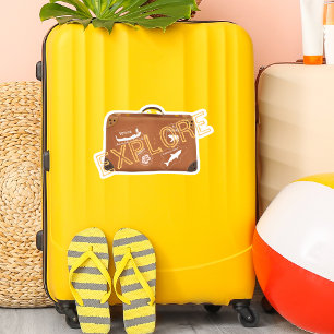 Retro Travel Luggage Vintage Suitcase Explore Tags