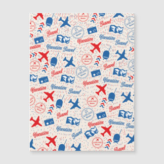 Retro travel pattern.