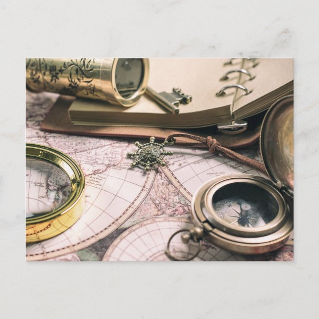 Retro travel postcard (Front)