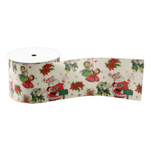 Retro Treasures Christmas Grosgrain Ribbon