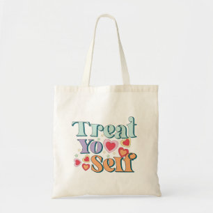 Retro Treat Yo Self Tote Bag