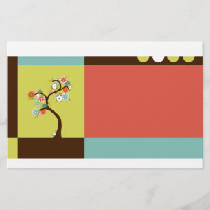 retro tree flyer