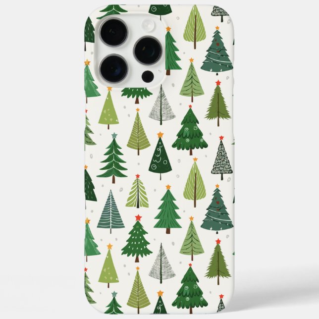 Retro Trees Case-Mate iPhone Case (Back)