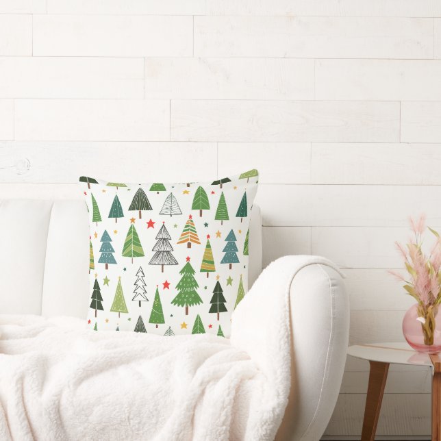 Retro Trees Cushion (Couch)