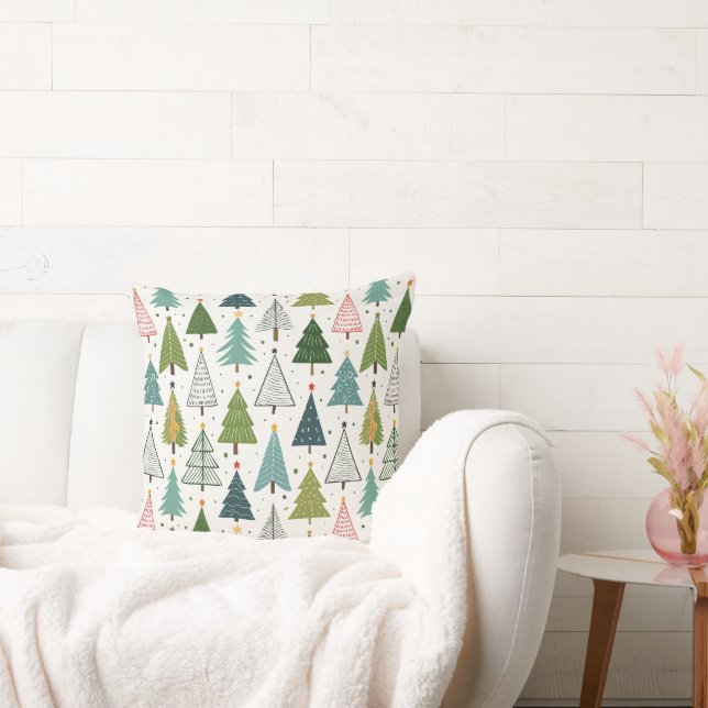 Retro Trees Cushion (Couch)