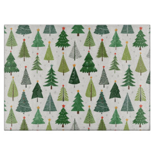 Retro Trees Cutting Board