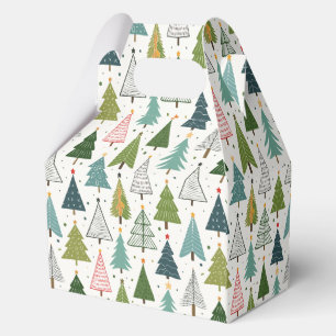 Retro Trees Favour Box