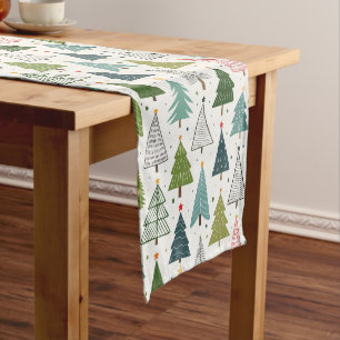 Retro Trees Medium Table Runner