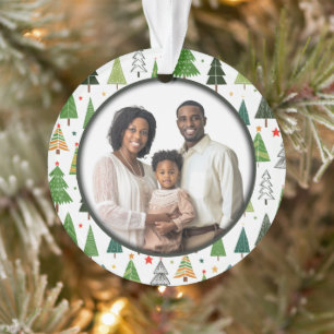 Retro Trees Ornament