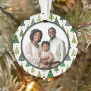 Retro Trees Ornament