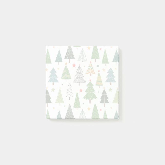 Retro Trees Post-it Notes (Front)