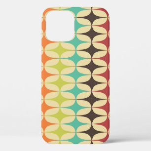 Retro Triangles: Geometric Pattern Throwback iPhone 12 Case