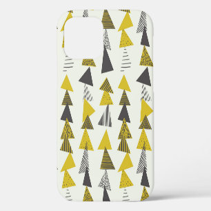 Retro Triangles: Varied Seamless Pattern. iPhone 12 Case