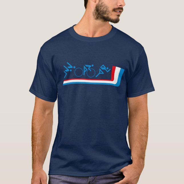 Retro Triathlon T-Shirt (Front)
