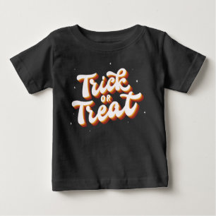 Retro Trick or Treat Baby T-Shirt
