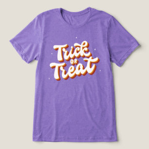Retro Trick or Treat Tri-Blend Shirt