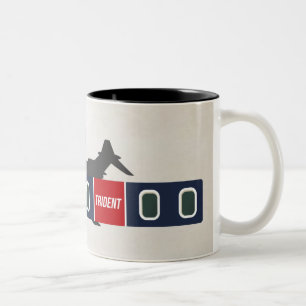 Retro Trident Jet Age Silohuette Mug