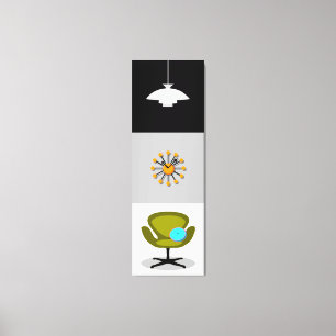 Retro Trio Canvas Print
