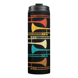 Retro Trombone - Jazz Thermal Tumbler