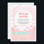 Retro Tropical 16th Pool Party Birthday Invitation<br><div class="desc">Are you looking for the perfect way to celebrate your teenager's 16th birthday? Look no further! Our 16th Pool Party Invitation is designed to make their milestone birthday a splash-tastic event they'll never forget! The 16th Pool Party Invitation is tailor-made for teenagers who love the sun, water, and good times...</div>