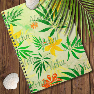 Retro Tropical Aloha Notebook