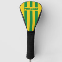 Retro Tropical Banana Three Pin Stripes with Name