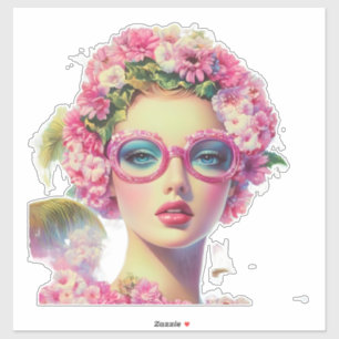 Retro Tropical Beauty
