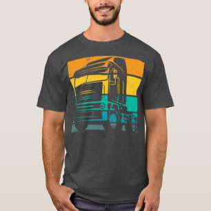 Retro Truck Driver Trucking Vintage Trucker T-Shirt