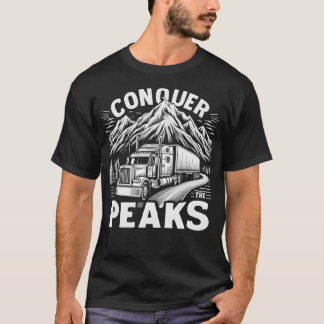 Retro Trucker  Truck Driver Trucking Trucks Lover  T-Shirt